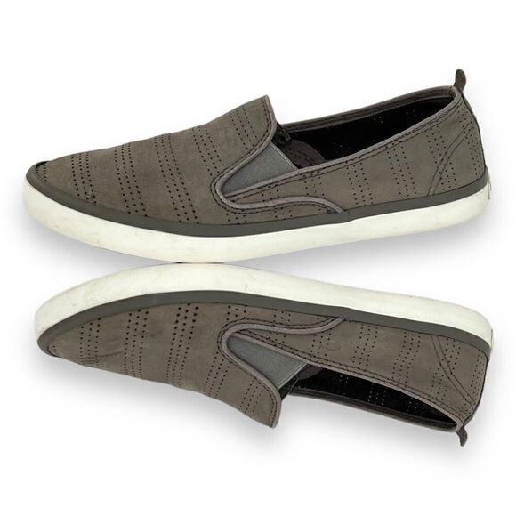 Sperry Top Sider Sailor Twin Gore Grey Perforated Slip On Sneaker Women’s Size 8 - Picture 5 of 12